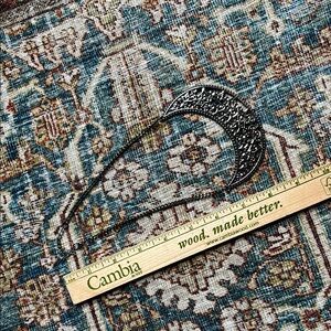 Silver Crescent Moon Pendant